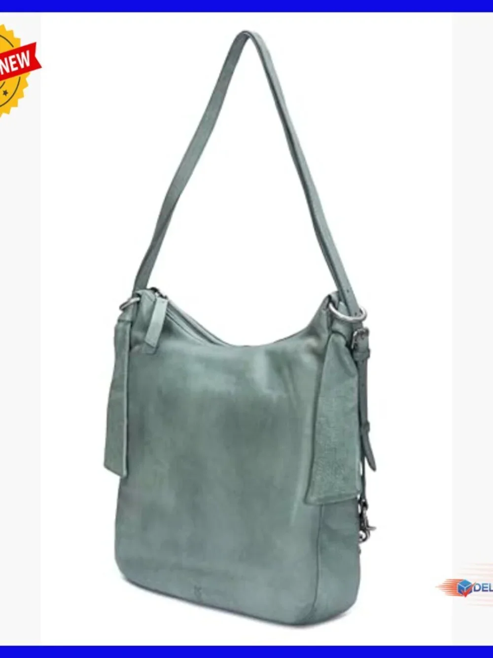 Genuine Leather Backpack Hobo Daypack for School Travel Casual Use